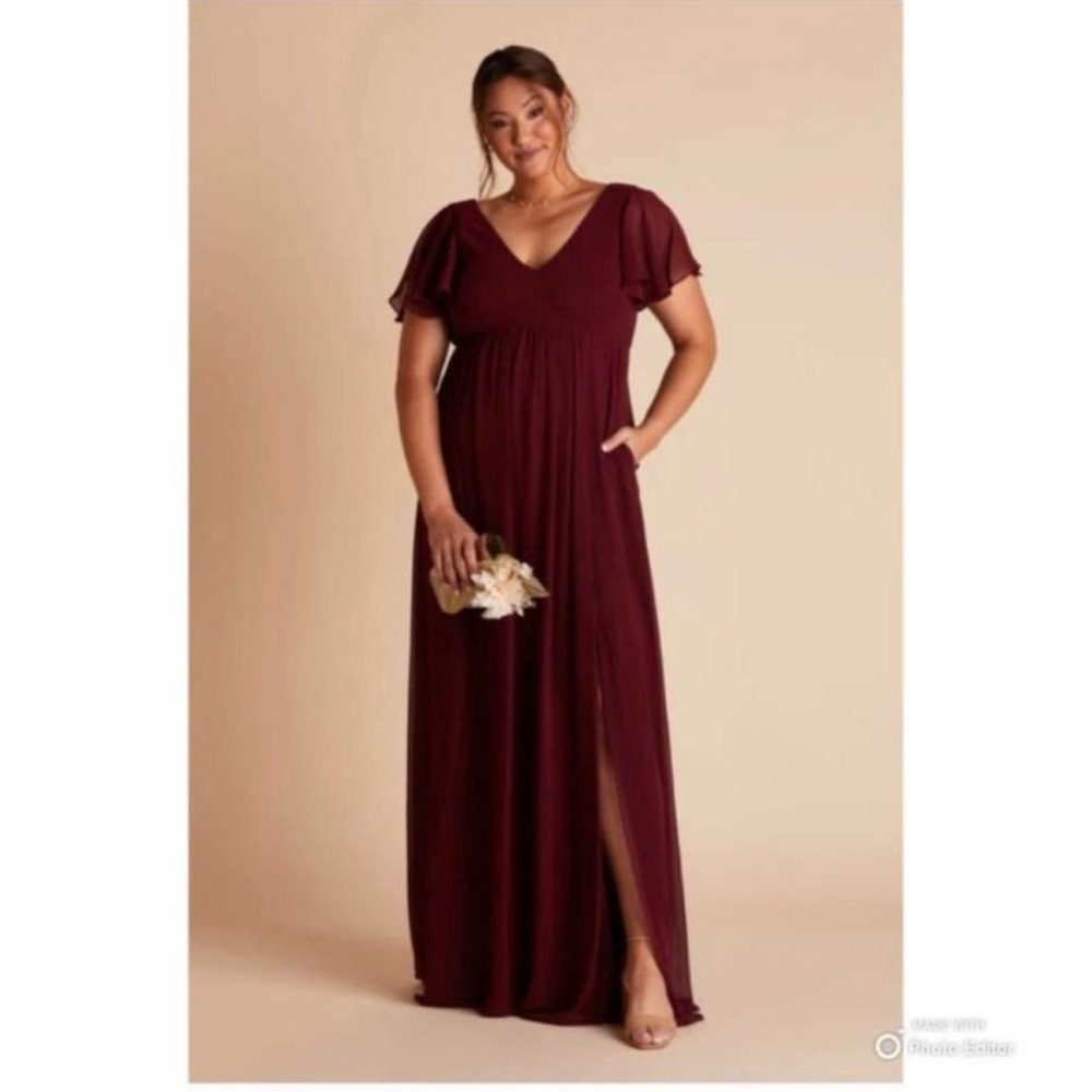 Birdy Grey Hannah Empire dress Cabernet